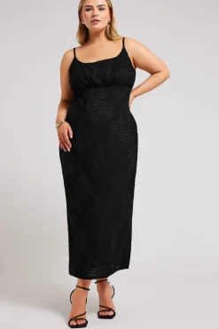 Jacquard Maxi Dress