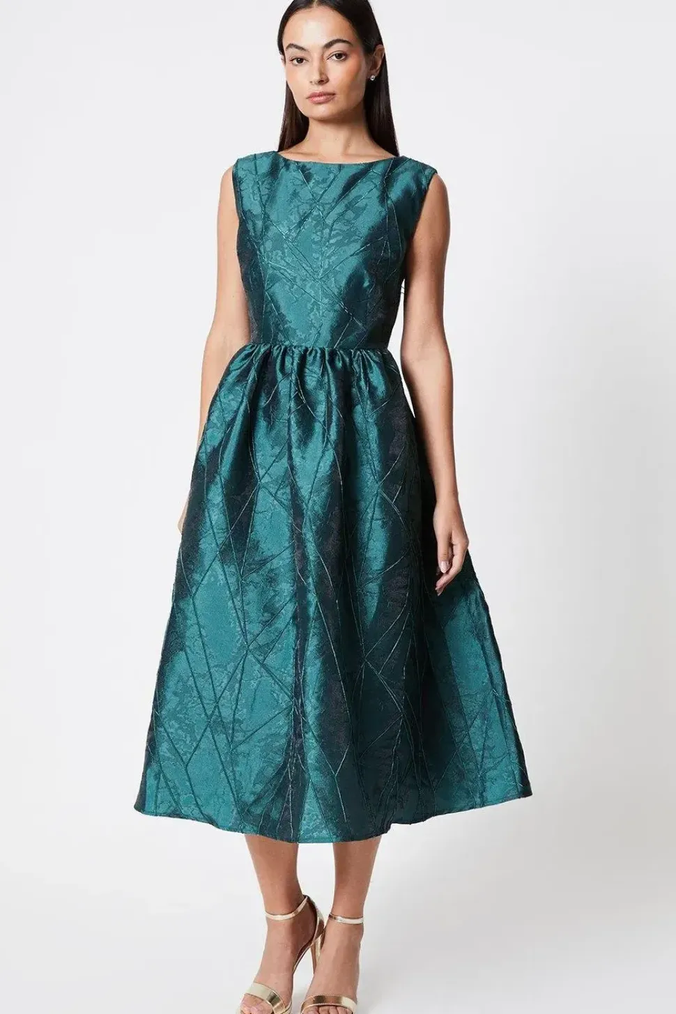 Jacquard Midi Dress