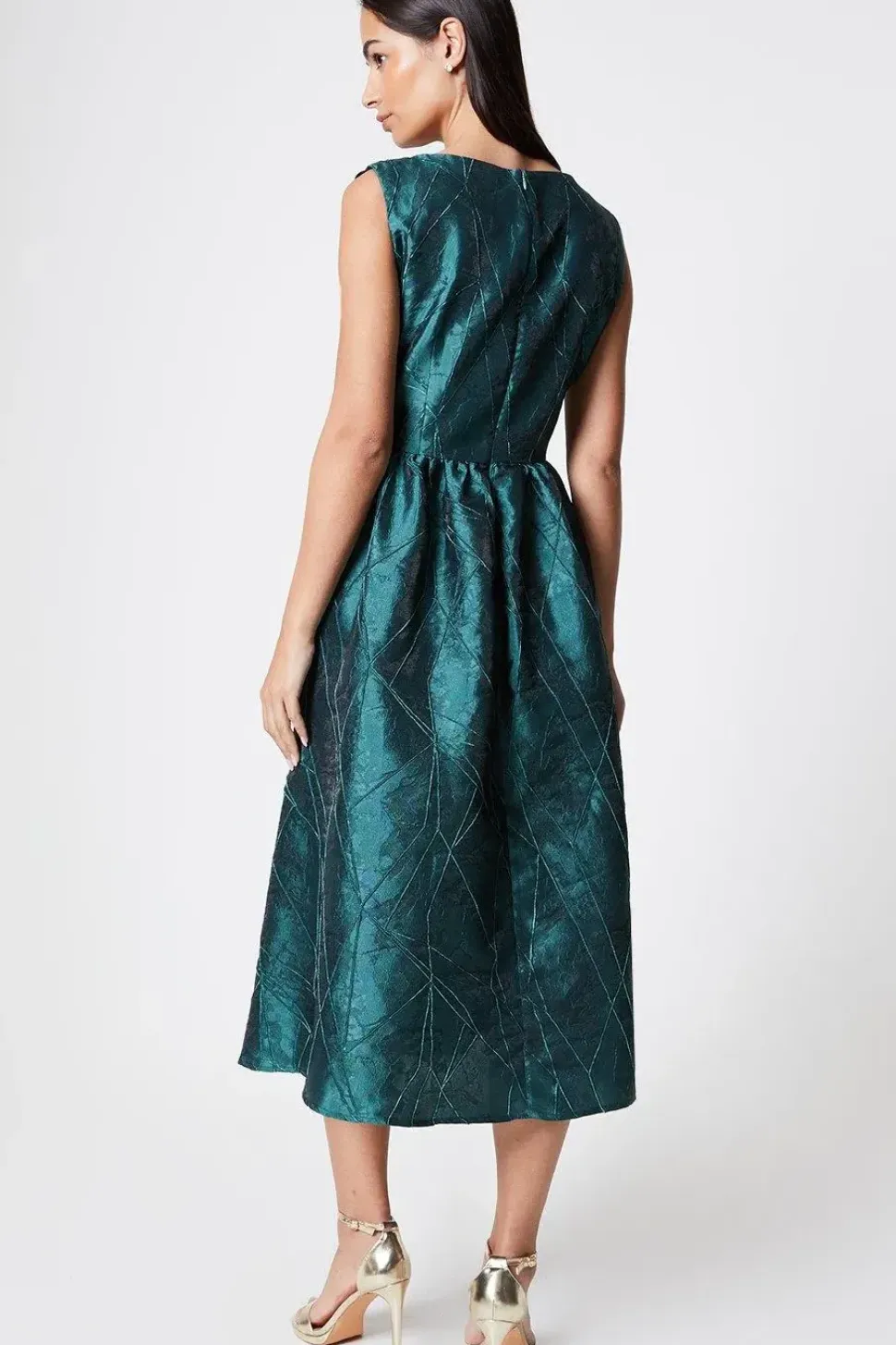 Jacquard Midi Dress