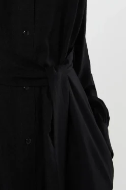 Jacquard Midi Shirt Dress