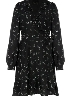 Jamila Wrap Dress-Floral