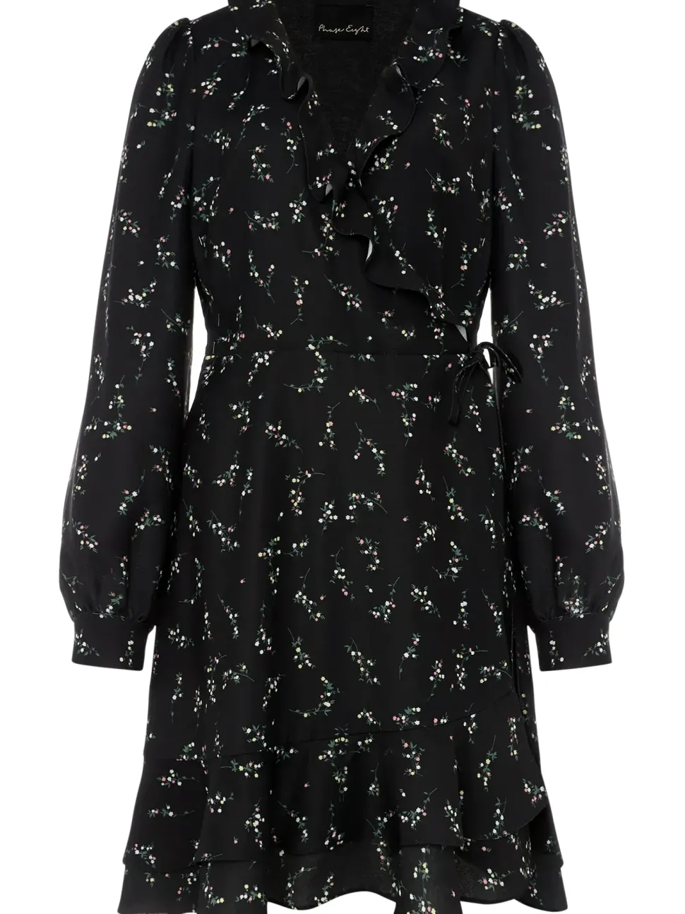 Jamila Wrap Dress-Floral