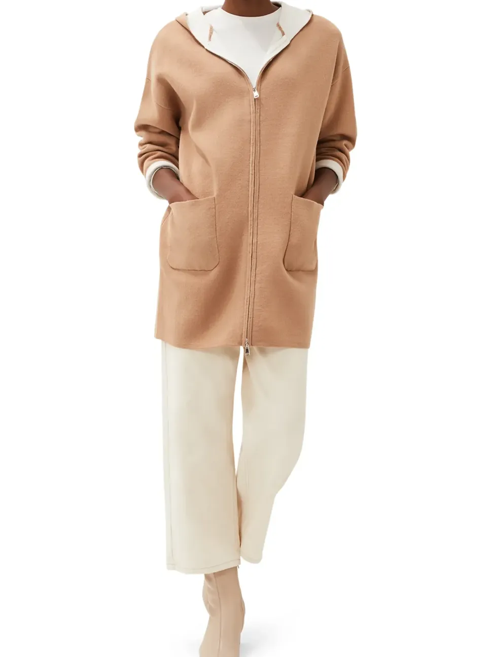 Jane Double Faced Knit Coatigan-