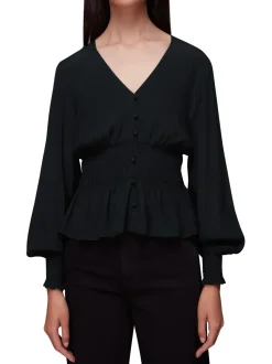 Jenny Peplum Top-Plain
