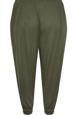 Jersey Cropped Harem Trousers