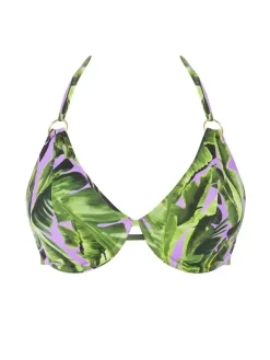 Jungle Oasis Halter Bikini Top