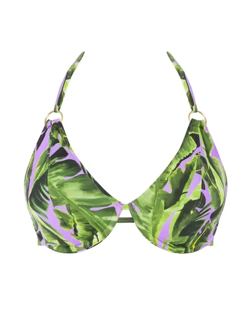 Jungle Oasis Halter Bikini Top