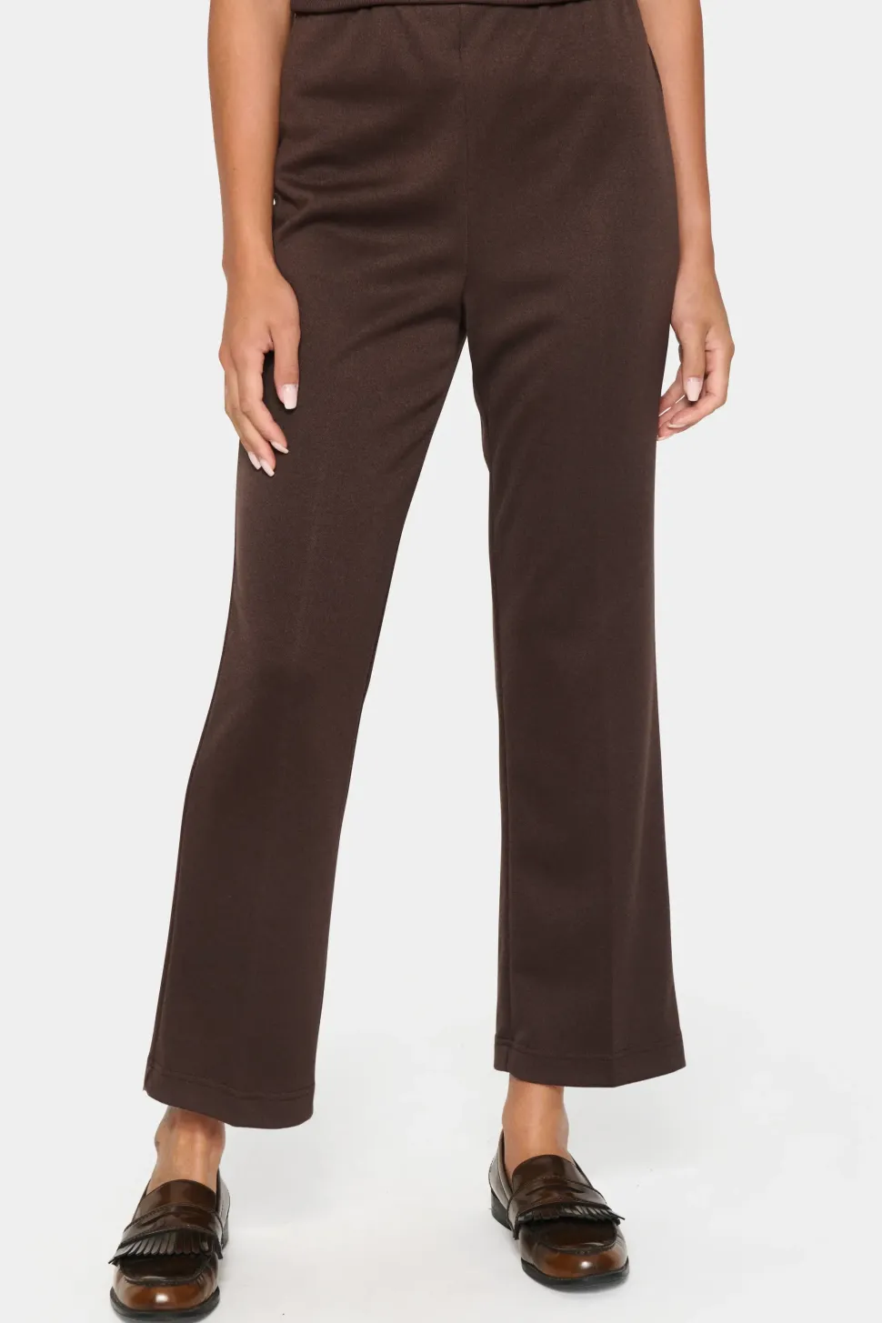 KaileenSZ Bootcut Leg Cropped Trousers-