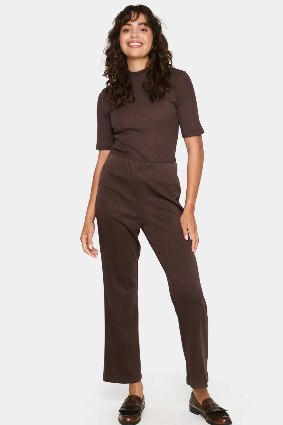 KaileenSZ Bootcut Leg Cropped Trousers-