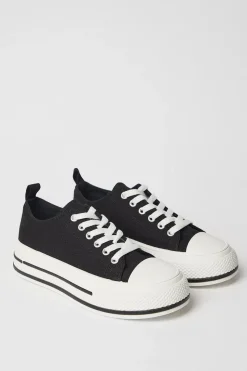 Karla Lace Up Platform Trainers