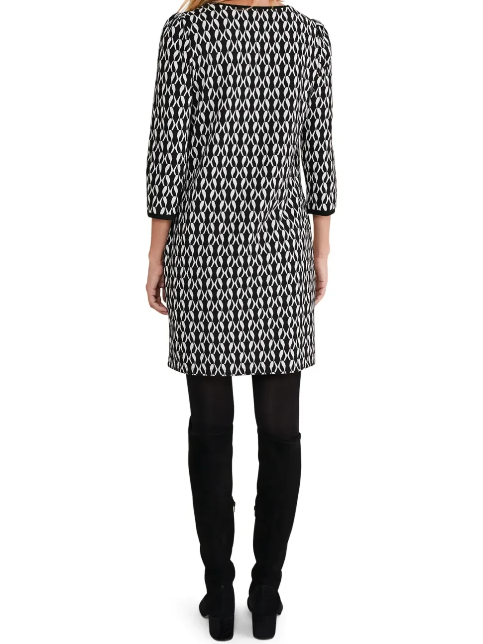 Katrine Geo Jacquard Dress-