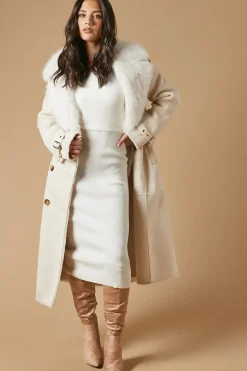 Kenia Faux Suede High Block Heel Pointed Knee Boot