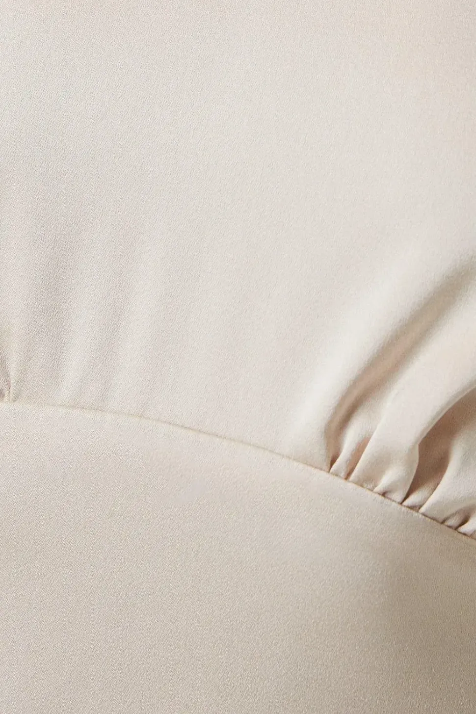 Keyhole Detail Satin Bridesmaids Dress