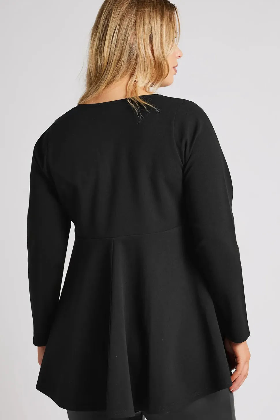 Keyhole Peplum Top