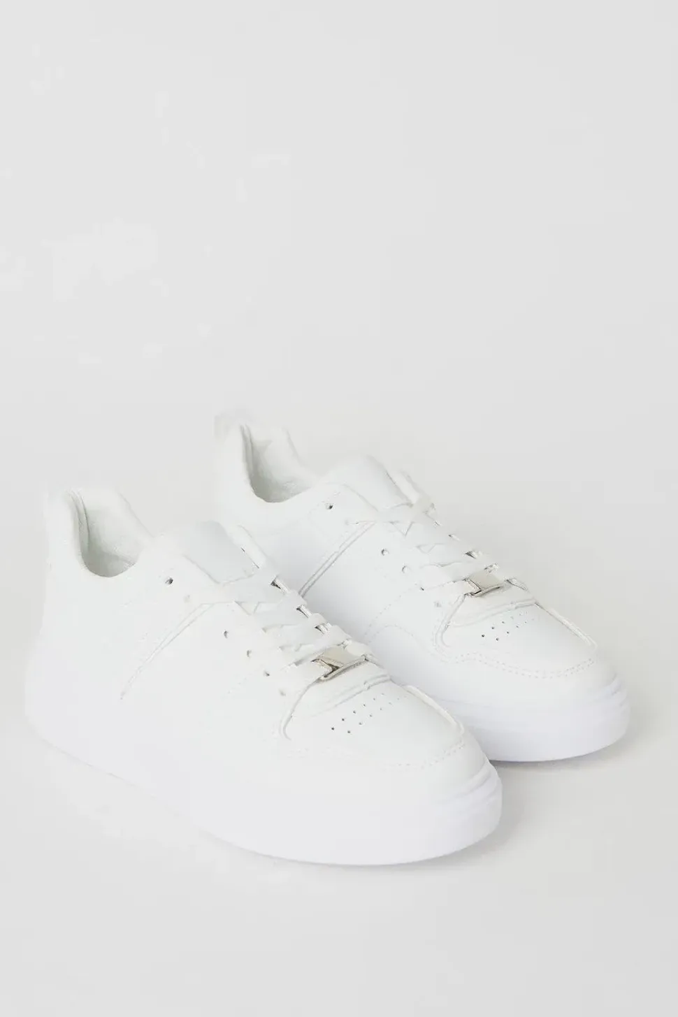 Kiki Metal Trim Lace Up Trainers