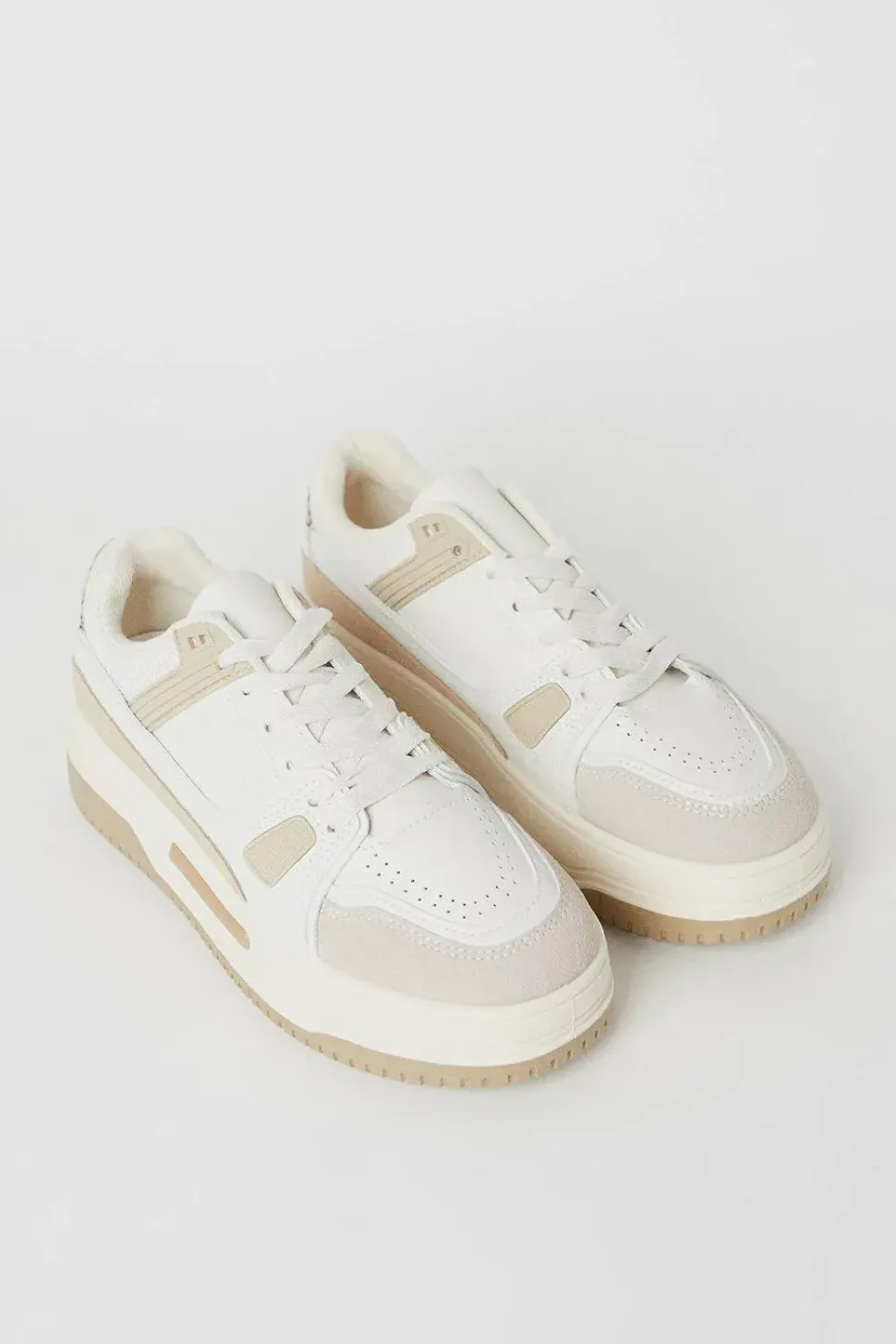 Kiku Lace Up Platform Trainers