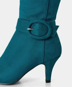 Knee High Buckle Boots