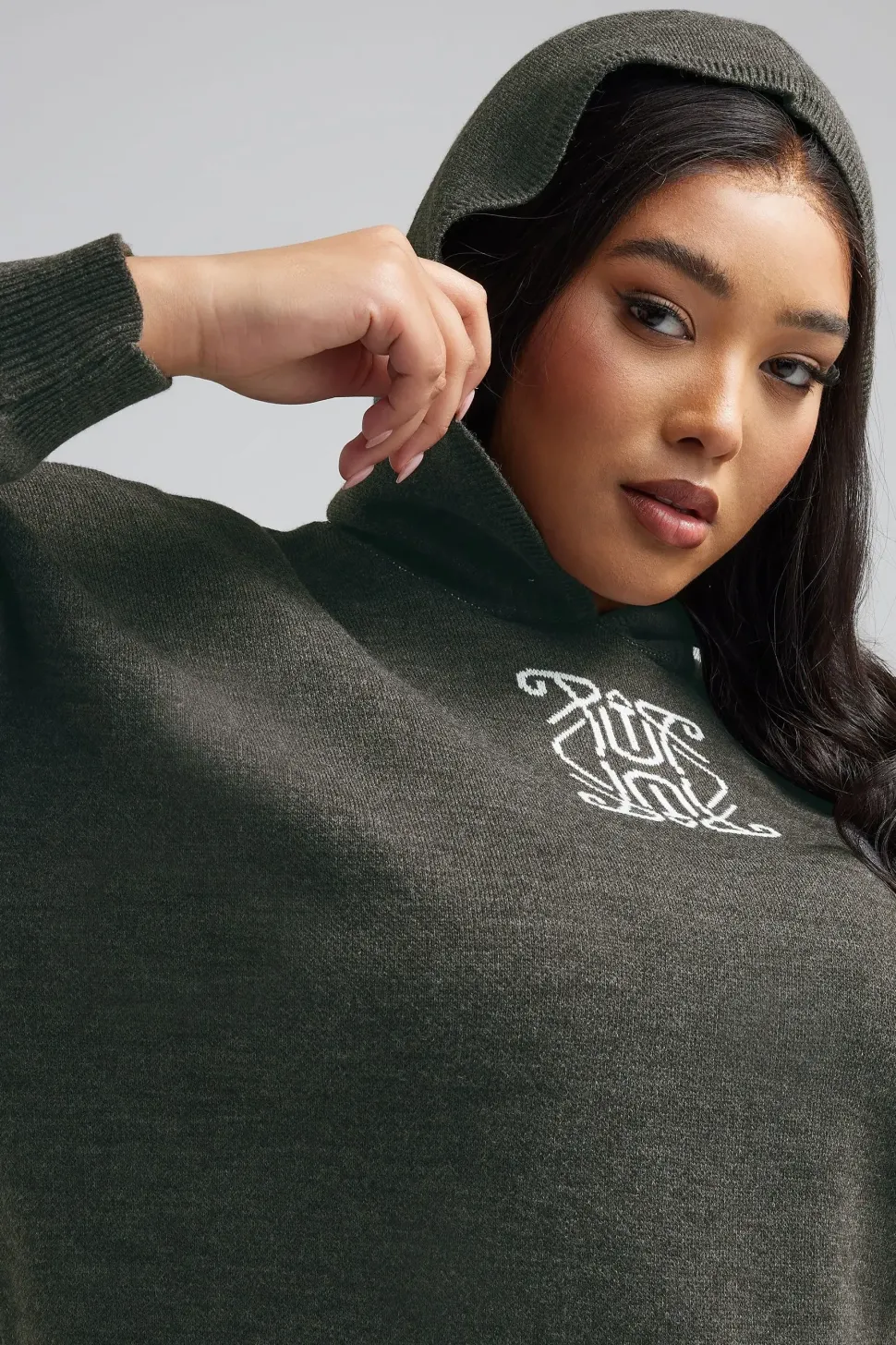 Knitted Hoodie