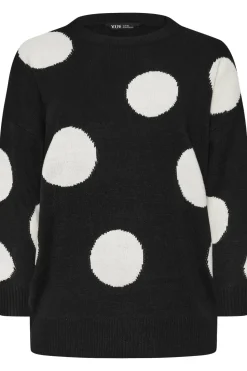 Knitted Polka Dot Jumper
