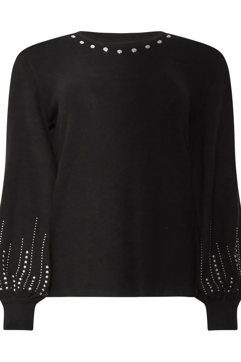 Knitted Stud Detail Jumper