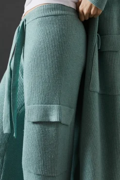 Knitted Tie Waist Trouser