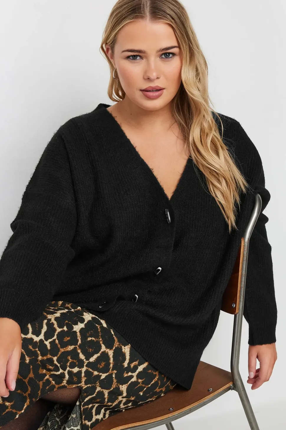 Knitted Toggle Cardigan