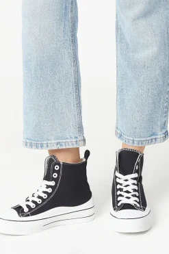 Kourtney Lace Up High Top Trainers