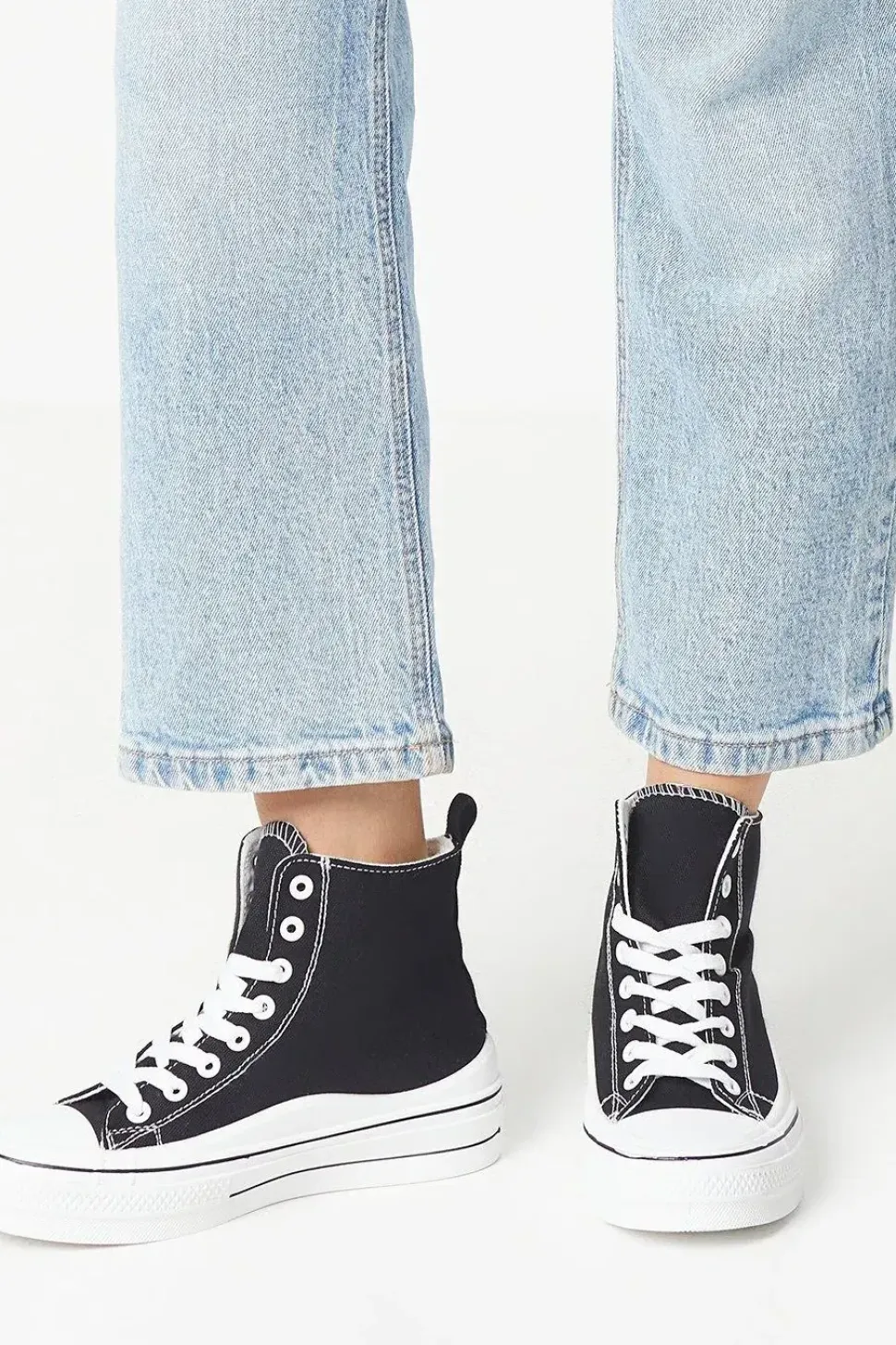 Kourtney Lace Up High Top Trainers