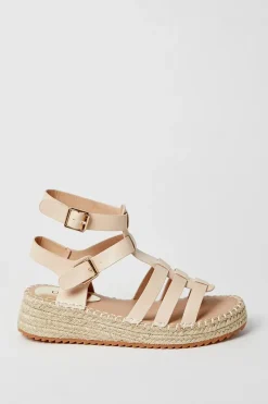 Kristen Gladiator Espadrille Wedges