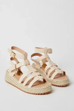 Kristen Gladiator Espadrille Wedges