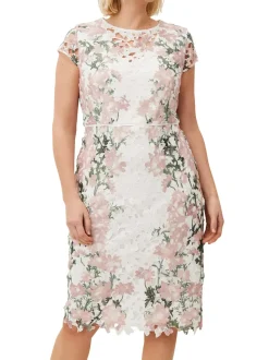 Kyra Lace Fitted Dress-Lace