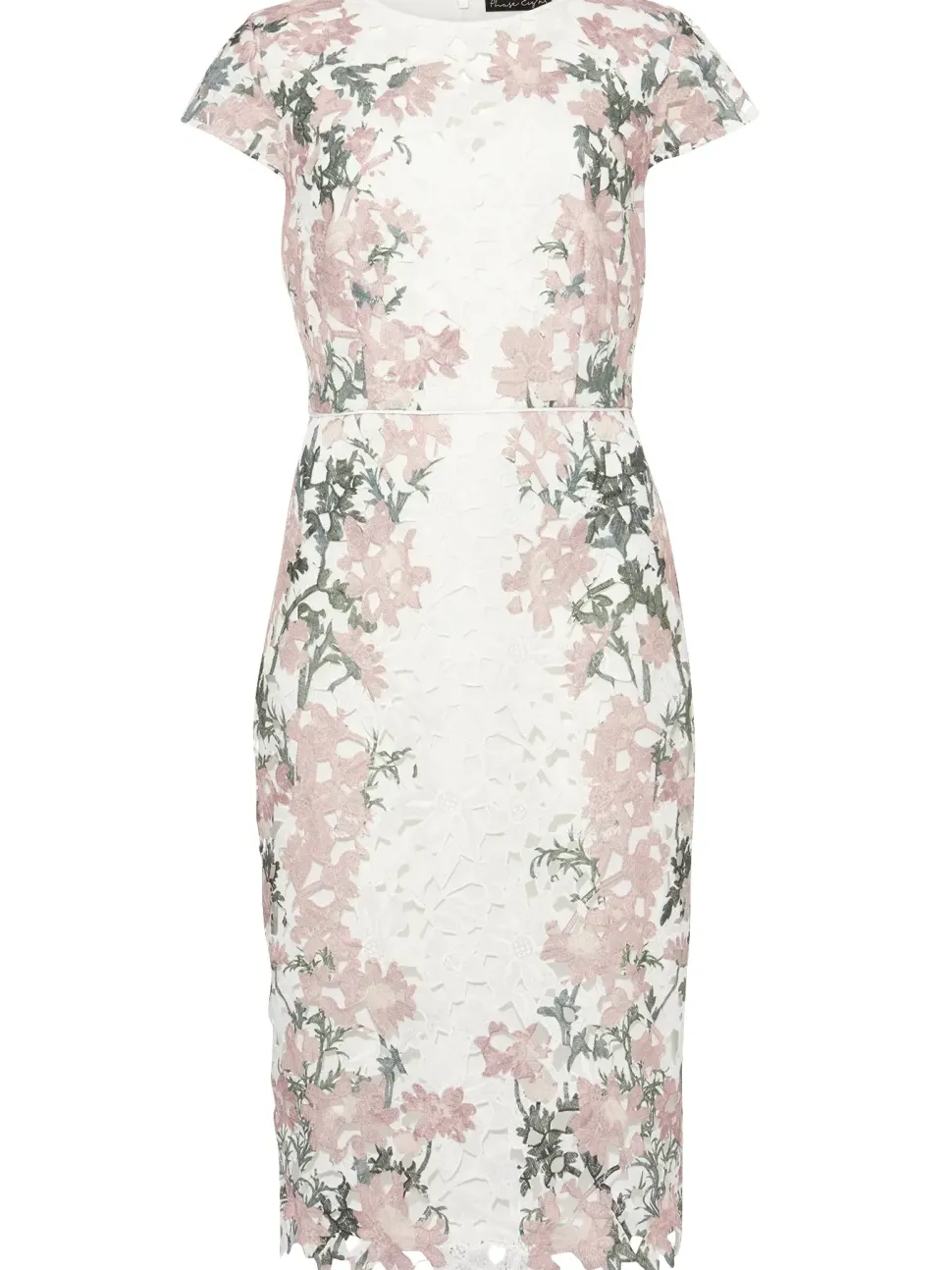 Kyra Lace Fitted Dress-Lace