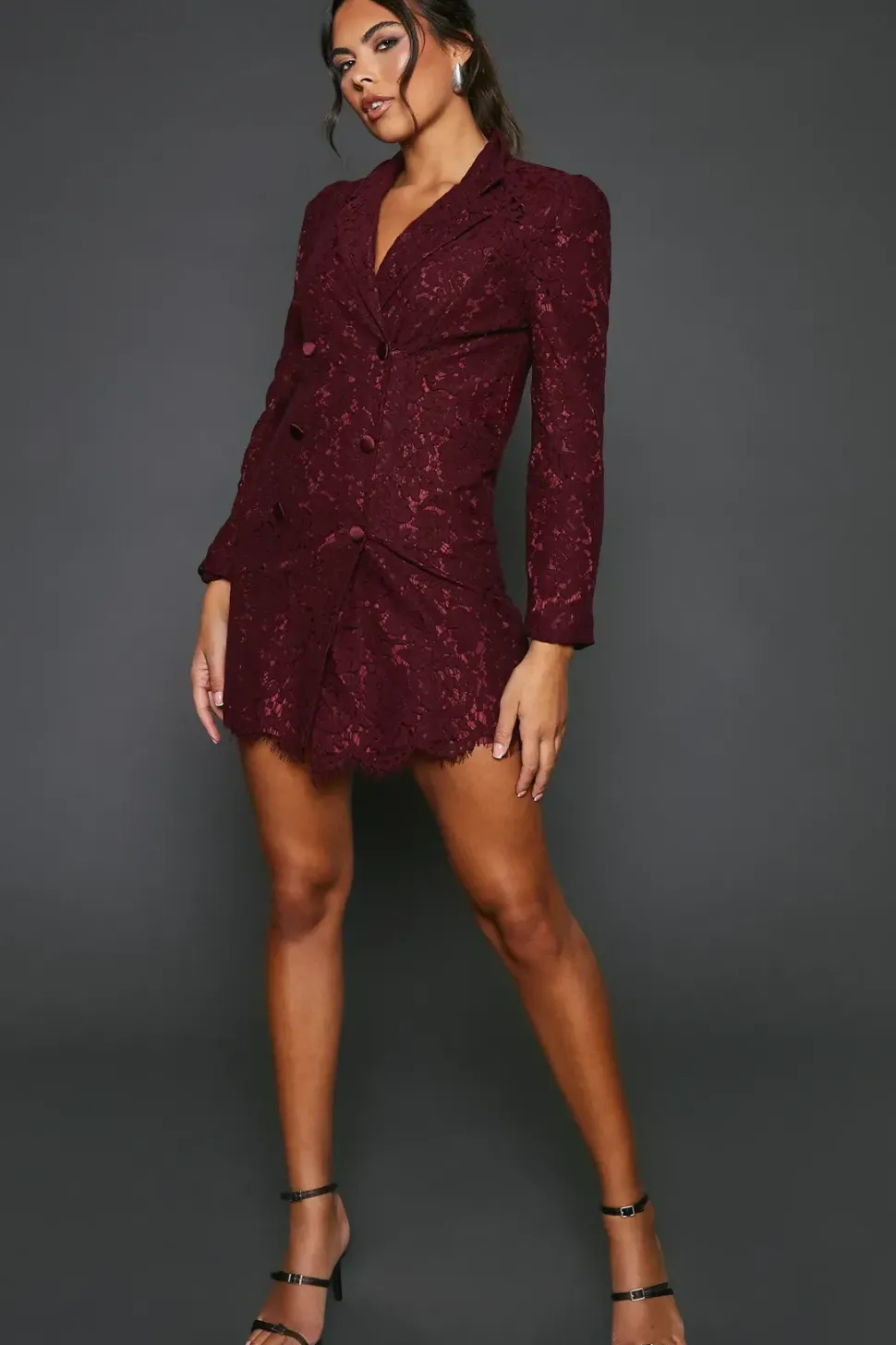 Lace Blazer Dress