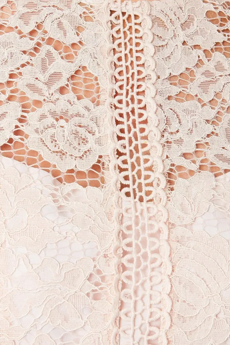 Lace Fit And Flare Midi Dress