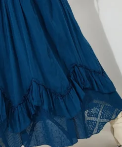 Lace Godet Maxi Skirt