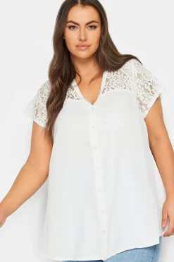 Lace Insert Blouse
