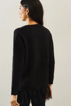 Lace Insert 2 In 1 Jumper
