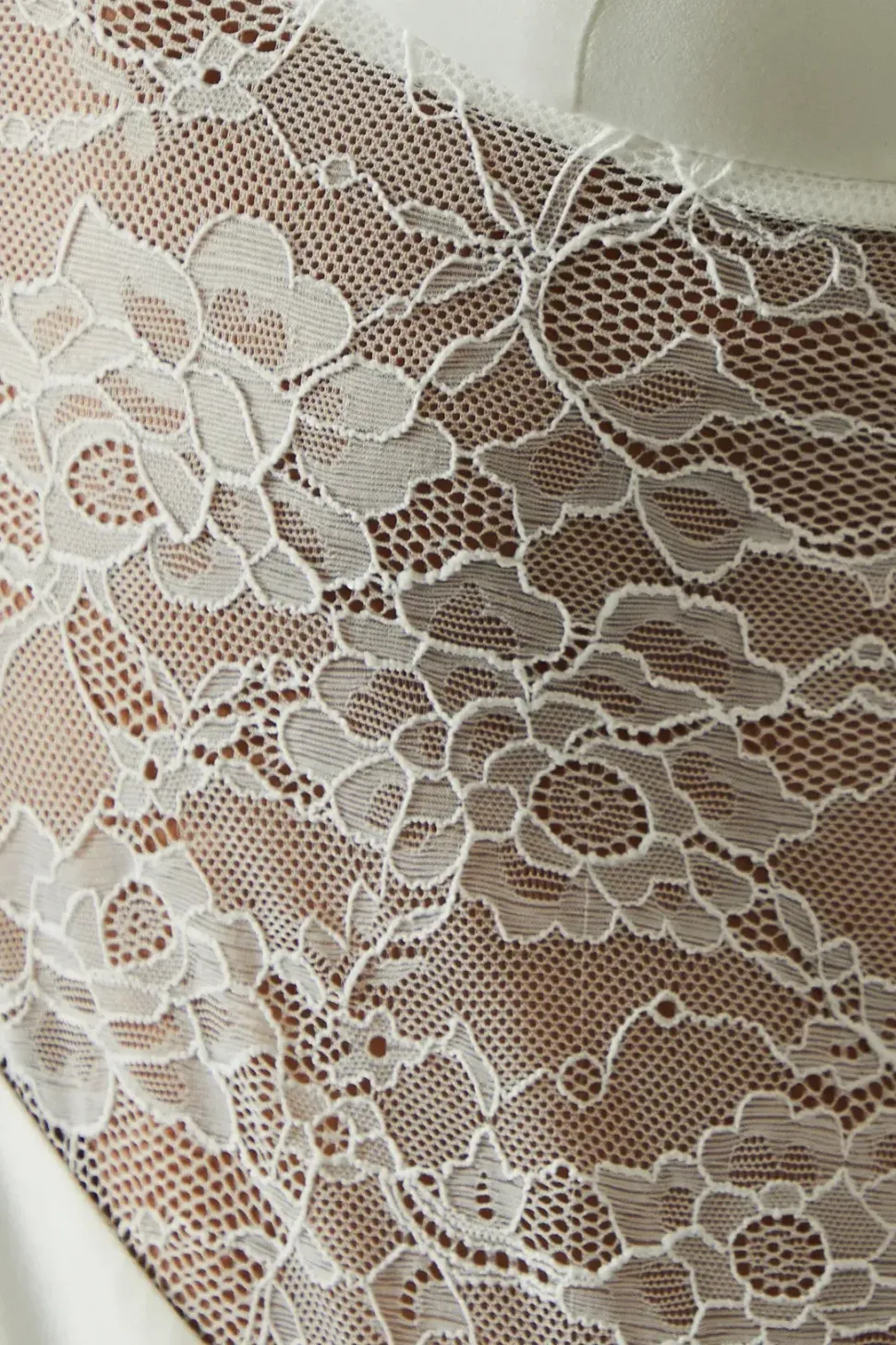 Lace Insert Strappy Cupped Maxi Dress
