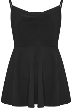 Lace Peplum Top