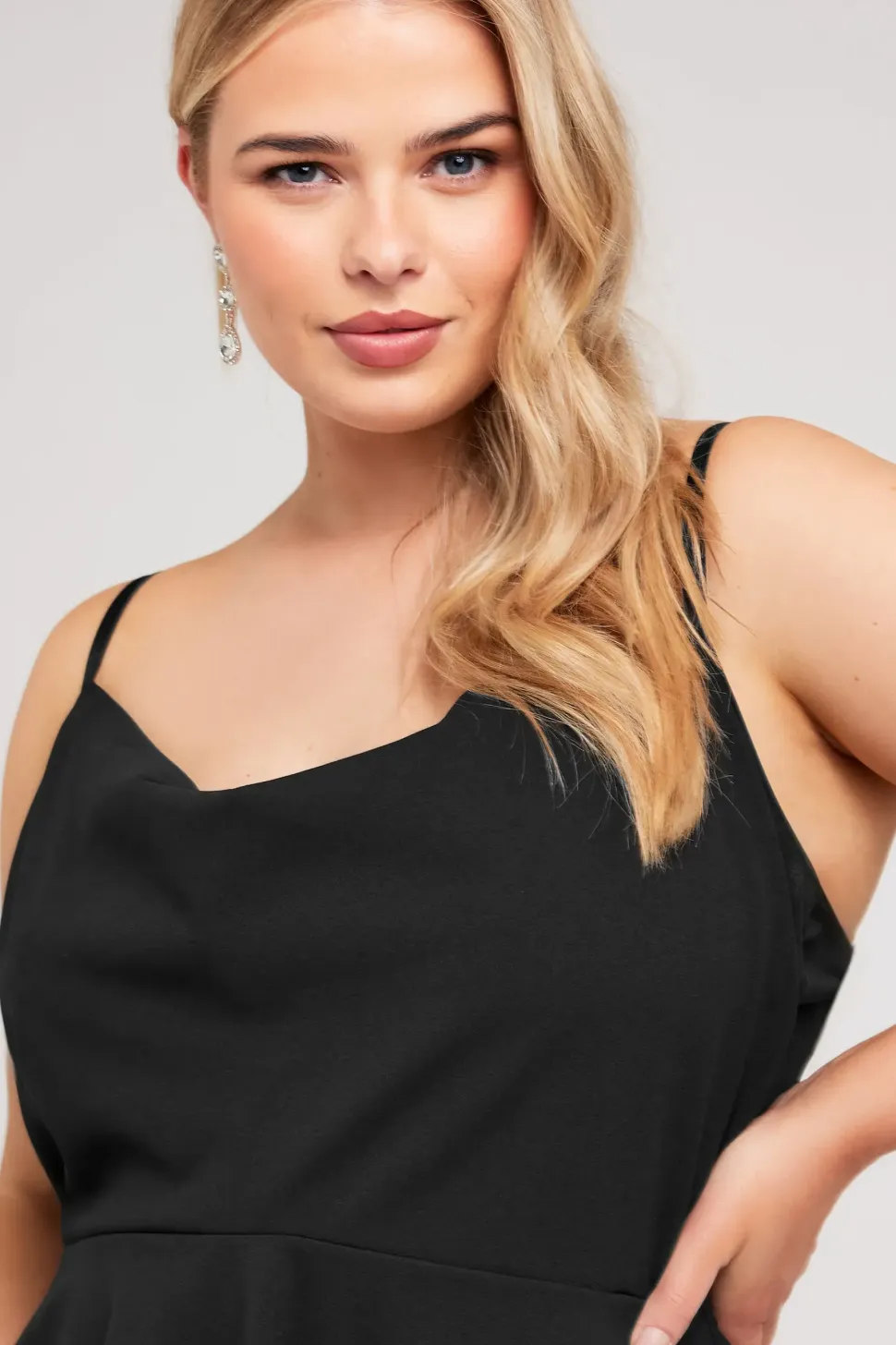 Lace Peplum Top