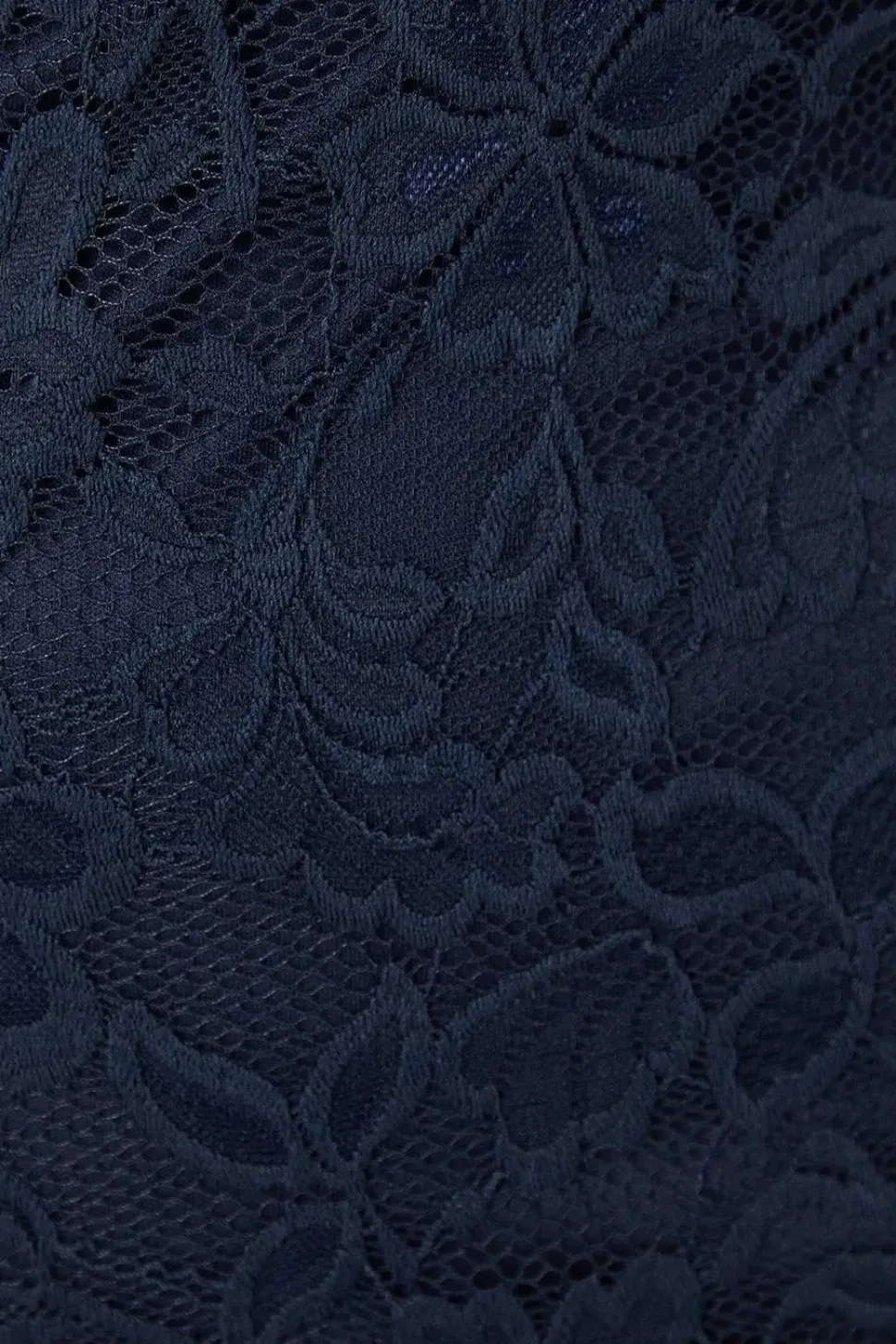 Lace Short Sleeve Notch Pencil Dress