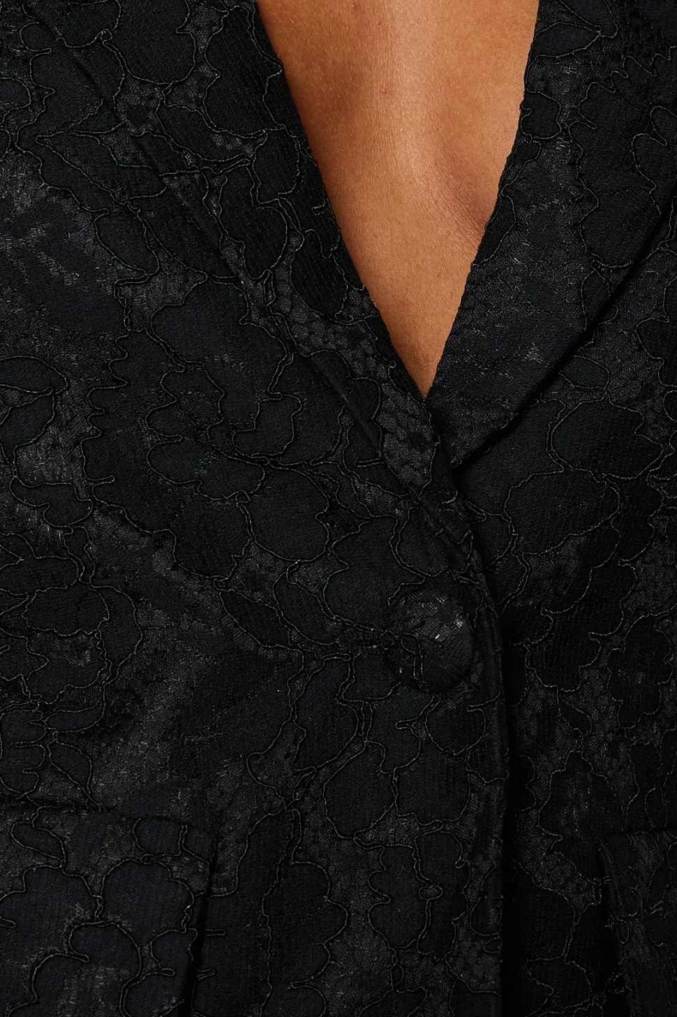 Lace Single Breasted Blazer