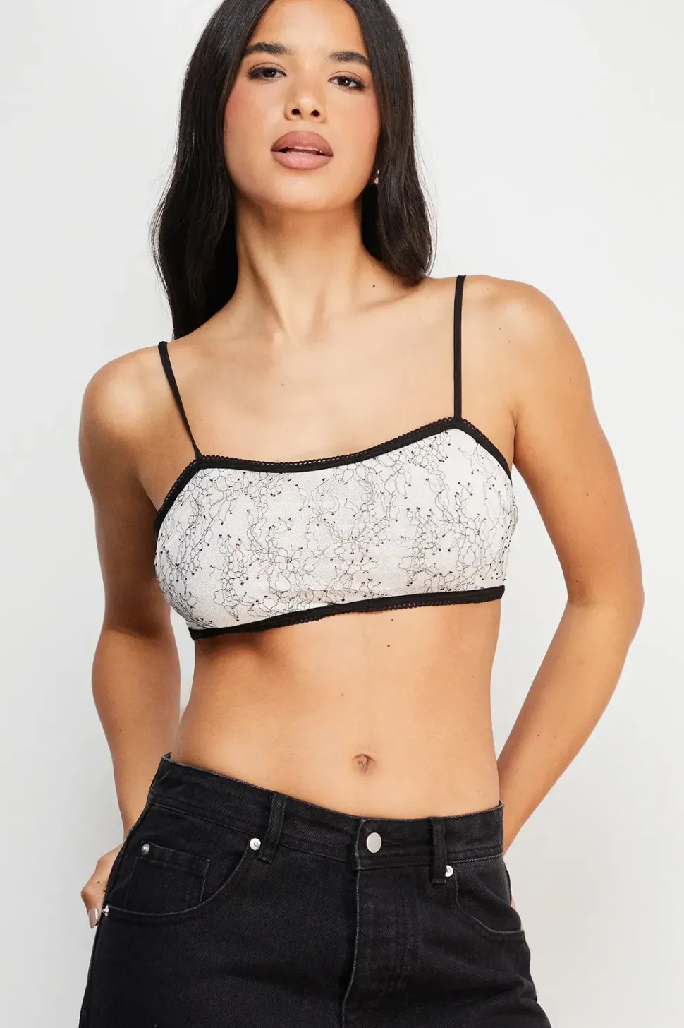Lace Square Neck Bralette