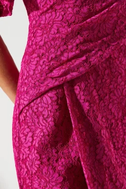 Lace Wrap Wedding Guest Dress