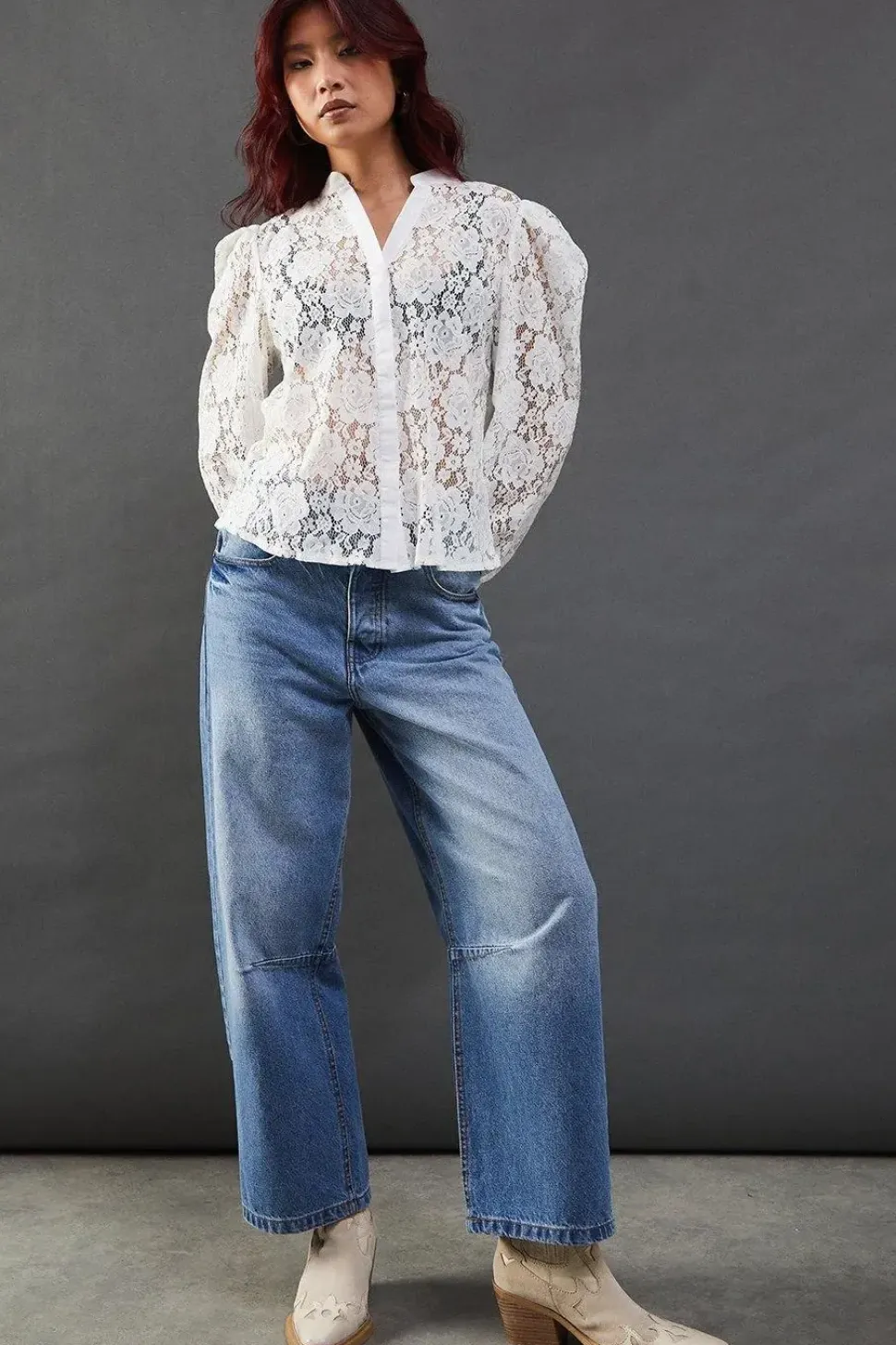 Lace Yoke Shirt