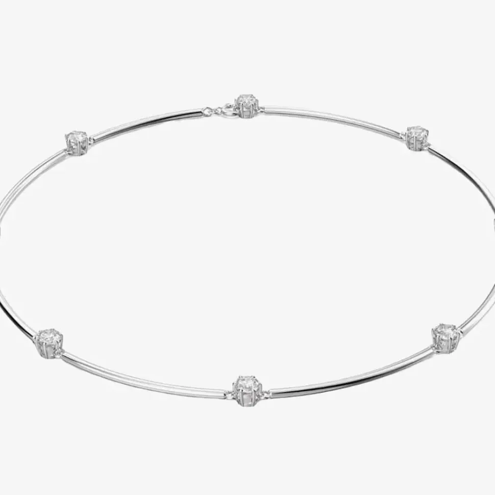 Ladies Constella Medium Cubic Zirconia Bar Necklace 5638699