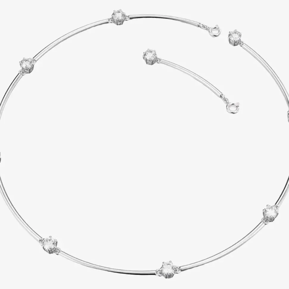Ladies Constella Medium Cubic Zirconia Bar Necklace 5638699