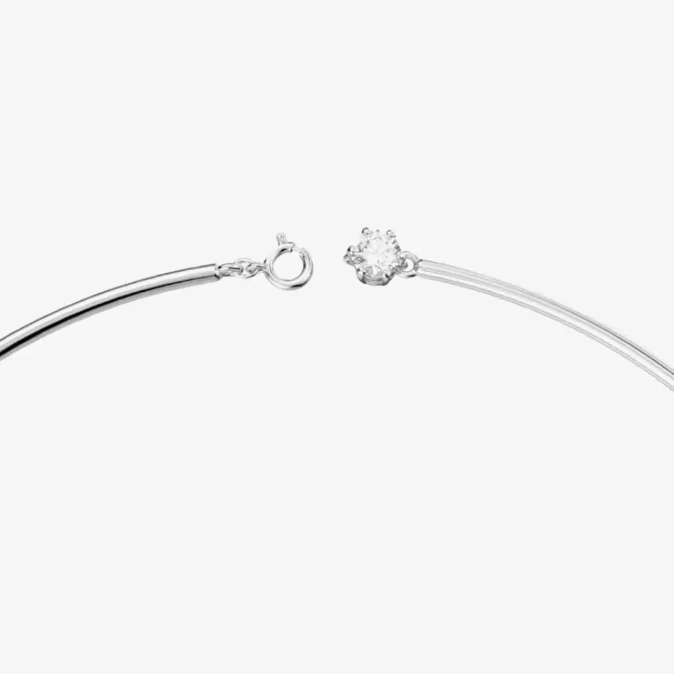 Ladies Constella Medium Cubic Zirconia Bar Necklace 5638699