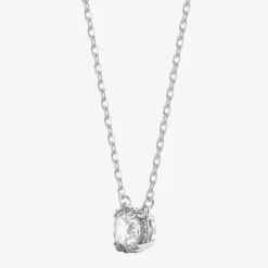 Ladies Constella Rhodium Plated Jewellery Set 5647663