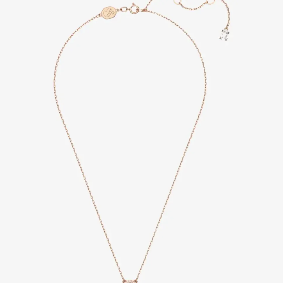 Ladies Constella Rose Gold-Plated Halo Necklace 5636272